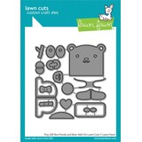 Lawn Fawn Tiny Gift Box Panda and Bear Add-On Dies (LF3614)