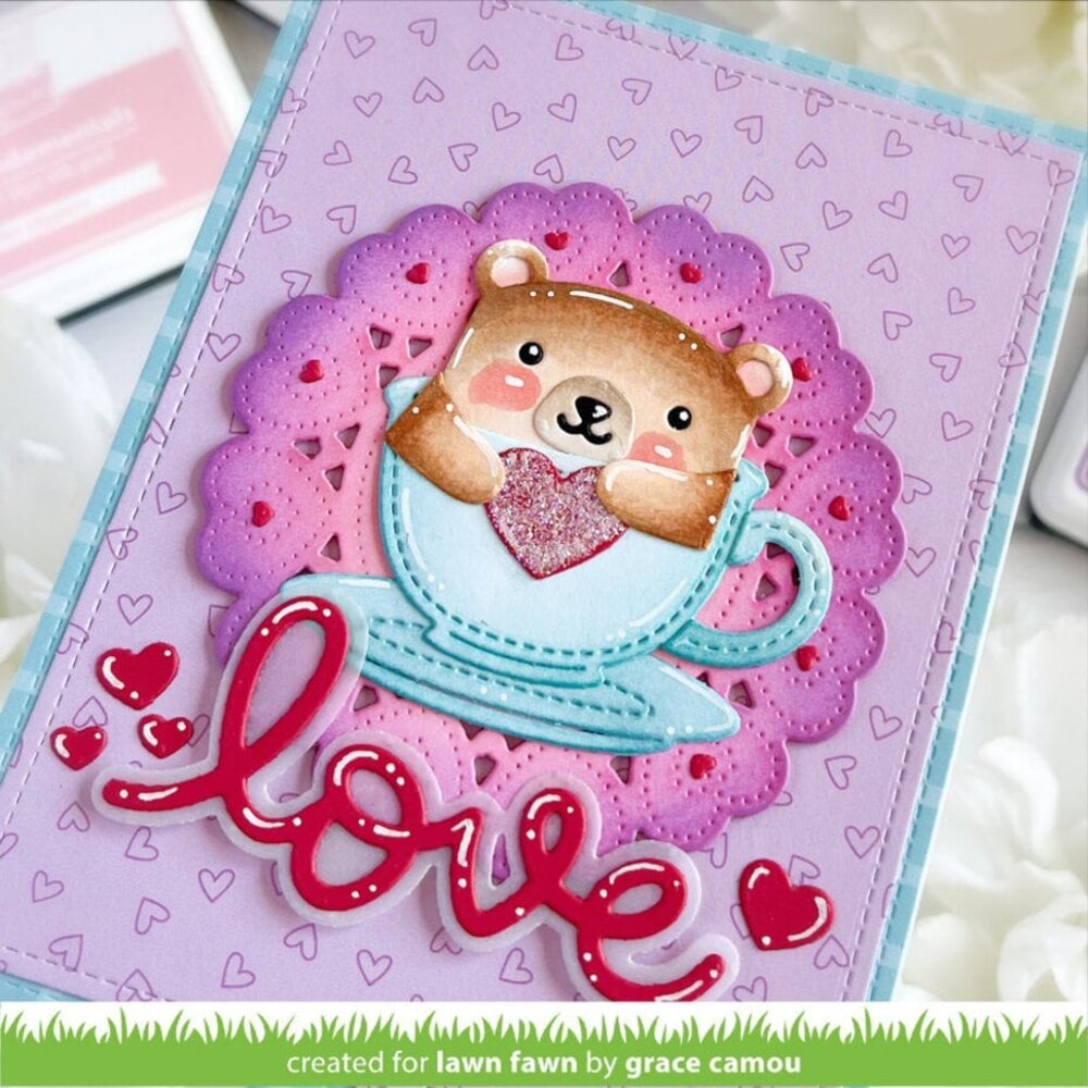 Lawn Fawn Tiny Gift Box Panda and Bear Add-On Dies (LF3614) Lawn Fawn Tiny Gift Box Panda and Bear Add-On Dies (LF3614)