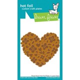 Lawn Fawn Floral Heart Hot Foil Plates (LF3620)