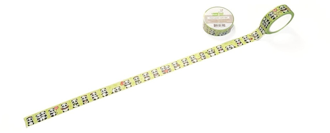 Lawn Fawn I Heart Pandas Washi Tape (LF3575) Lawn Fawn I Heart Pandas Washi Tape (LF3575)