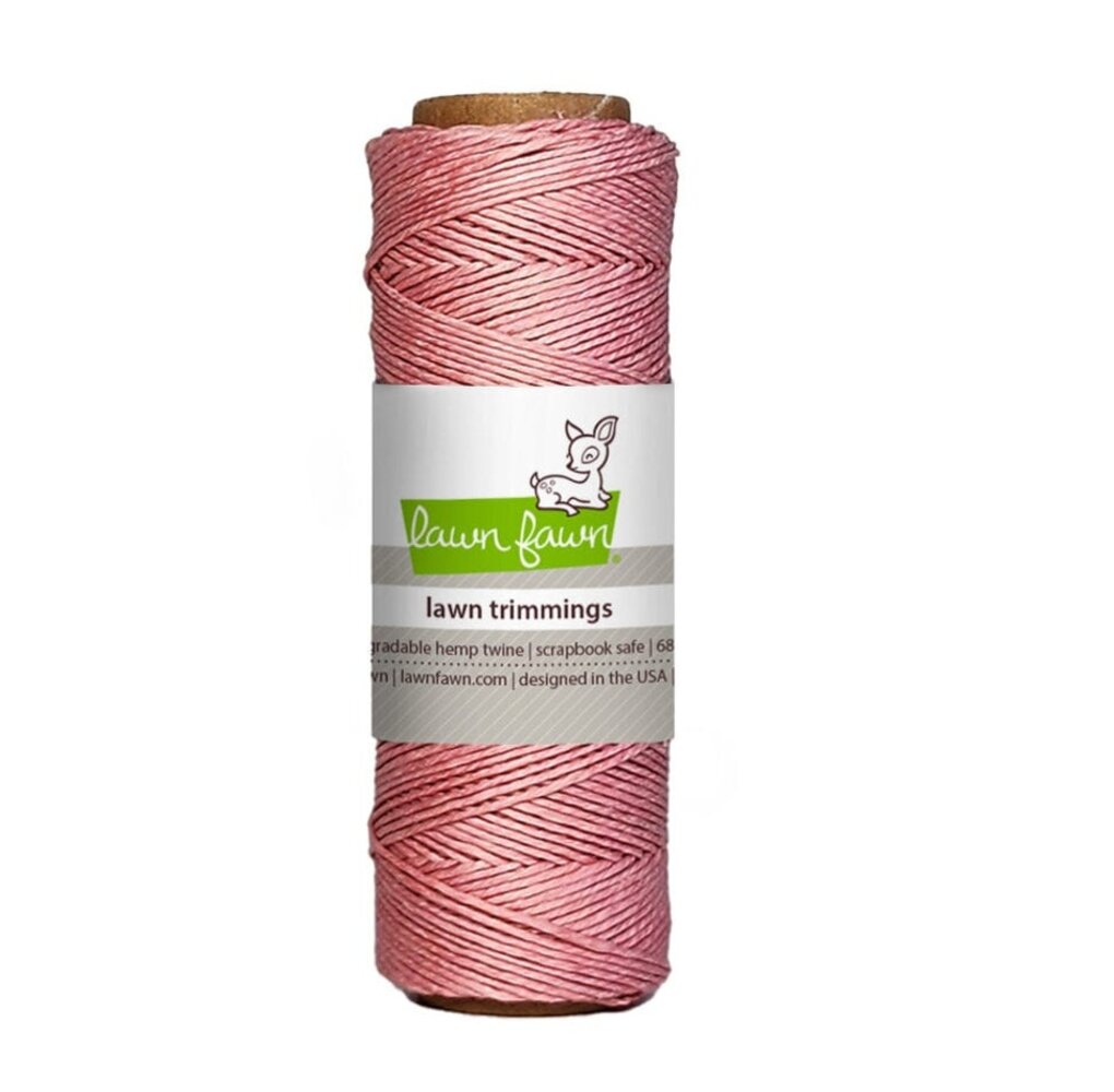 Lawn Fawn Dusty Rose Hemp Twine (LF3579) Lawn Fawn Dusty Rose Hemp Twine (LF3579)