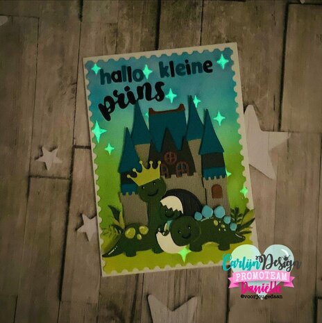 Carlijn Design Stencils A6 Twinkel Sterren (3pcs) (CDSC-0039)