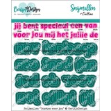 Carlijn Design Snijmallen Teksten Voor Jou (CDSN-0286)