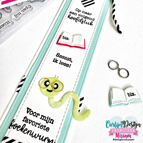 Carlijn Design Snijmallen Boekenlegger & Washi Tape (CDSN-0287) Carlijn Design Snijmallen Boekenlegger & Washi Tape (CDSN-0287)