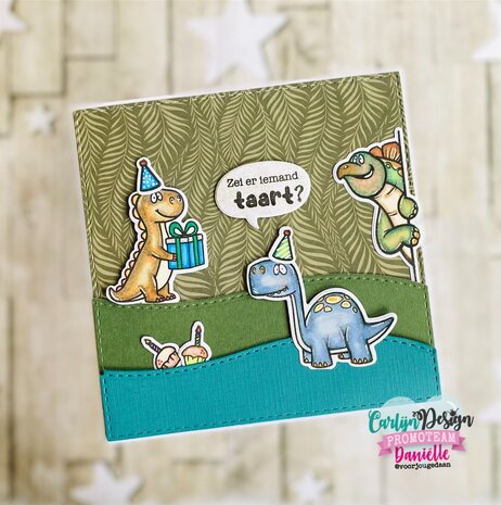 Carlijn Design Snijmallen Dino Feestje (CDSN-0289)