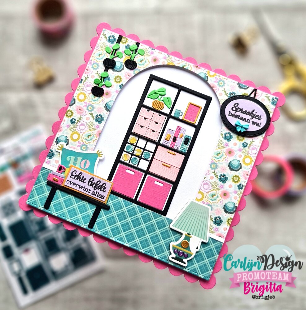 Carlijn Design Snijmallen Boekenkast (CDSN-0292) Carlijn Design Snijmallen Boekenkast (CDSN-0292)