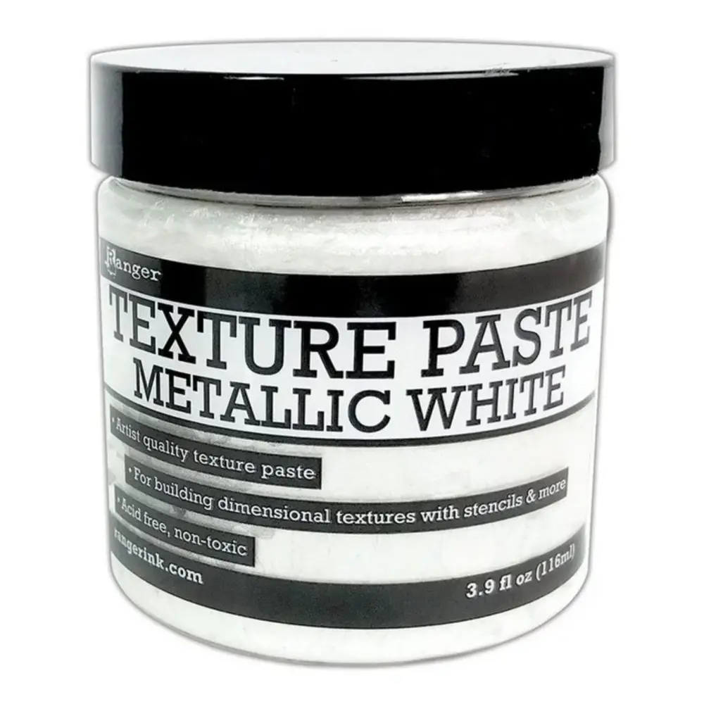 Ranger Texture Paste Metallic White (INK76919) Ranger Texture Paste Metallic White (INK76919)