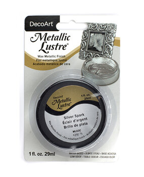 DecoArt Metallic Lustre Silver Spark (ML03C)