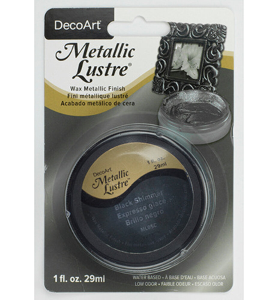 DecoArt Metallic Lustre Black Shimmer (ML05C) DecoArt Metallic Lustre Black Shimmer (ML05C)