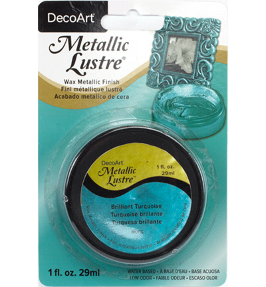 DecoArt Metallic Lustre Brilliant Turquoise (ML11C) DecoArt Metallic Lustre Brilliant Turquoise (ML11C)