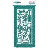 Carlijn Design Snijmallen Slimline Kaart Champagne (CDSN-0111)