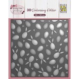 Nellie Snellen 3D Embossing Folder Bunnies And Eggs (EF3D111)