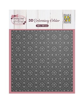 Nellie Snellen 3D Embossing Folder Easter Tiles (EF3D112) Nellie Snellen 3D Embossing Folder Easter Tiles (EF3D112)