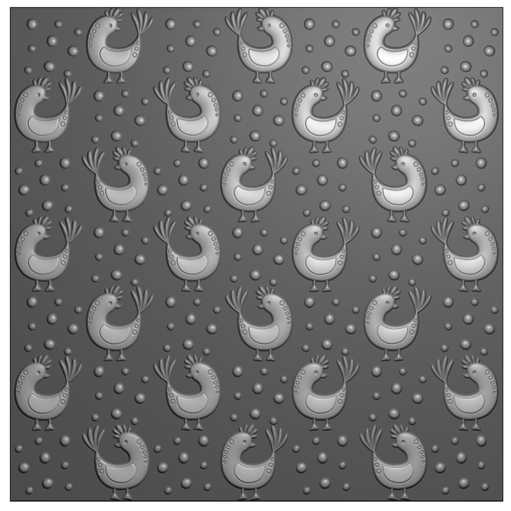 Nellie Snellen 3D Embossing Folder Chicken (EF3D113) Nellie Snellen 3D Embossing Folder Chicken (EF3D113)