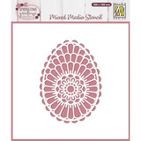 Nellie Snellen Masking Stencil Scandinavian Egg (MMS4K-085)*