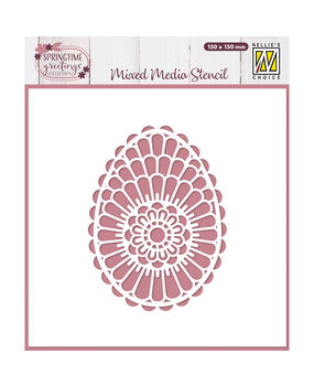 Nellie Snellen Masking Stencil Scandinavian Egg (MMS4K-085)*