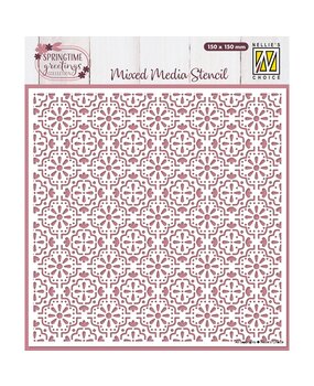 Nellie Snellen Masking Stencil Easter Tiles (MMS4K-087) Nellie Snellen Masking Stencil Easter Tiles (MMS4K-087)