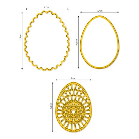 Nellie Snellen Shape Dies Scandinavian Eggs (SD338) Nellie Snellen Shape Dies Scandinavian Eggs (SD338)