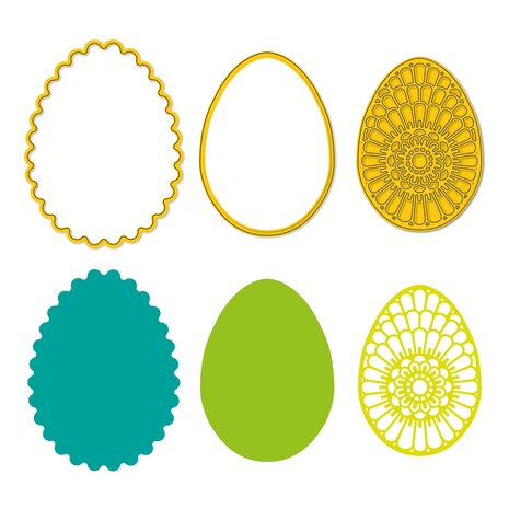 Nellie Snellen Shape Dies Scandinavian Eggs (SD338) Nellie Snellen Shape Dies Scandinavian Eggs (SD338)