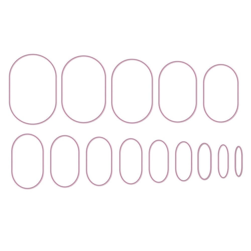 Nellie Snellen Multi Frame Dies Ovals (MFD173)