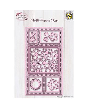 Nellie Snellen Multi Frame Dies Slimline Flowers (MFD176) Nellie Snellen Multi Frame Dies Slimline Flowers (MFD176)