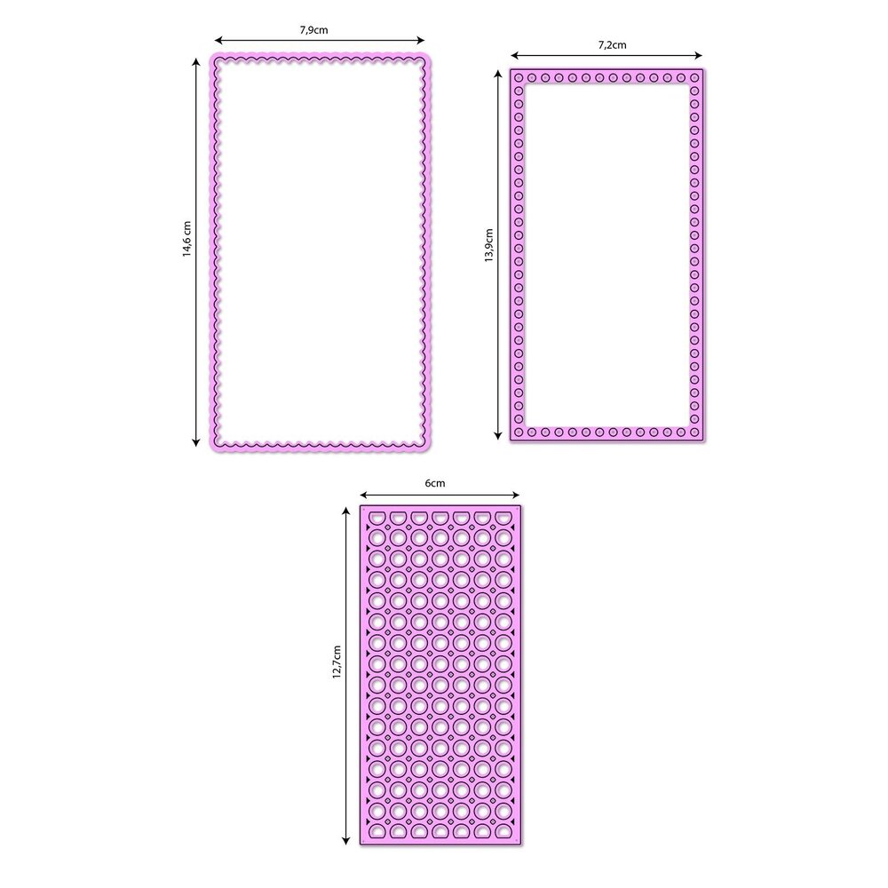Nellie Snellen Multi Frame Dies Slimline Frames (MFD177) Nellie Snellen Multi Frame Dies Slimline Frames (MFD177)