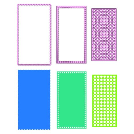Nellie Snellen Multi Frame Dies Slimline Frames (MFD177) Nellie Snellen Multi Frame Dies Slimline Frames (MFD177)