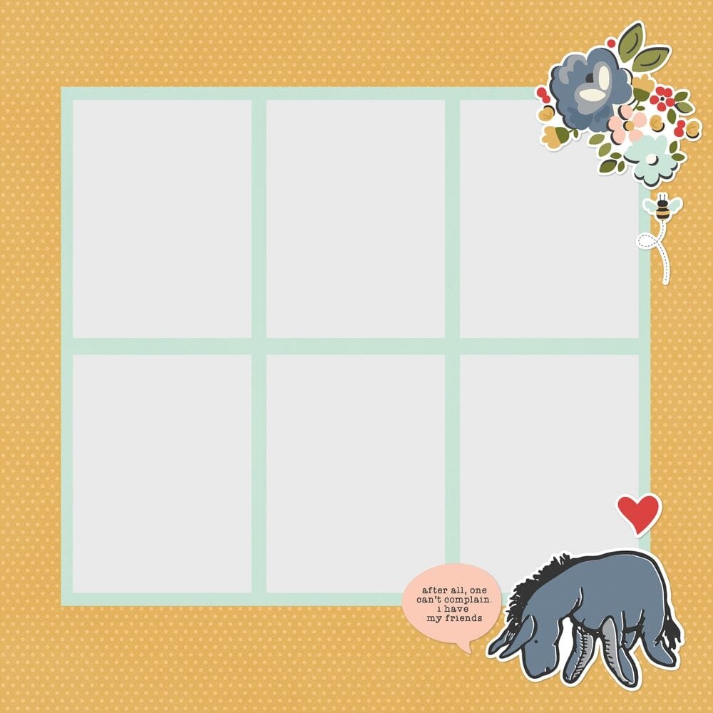 Simple Stories Say Cheese Classic Pooh Simple Pages Pieces (23931)