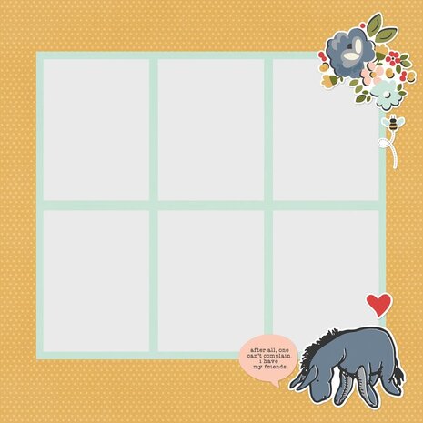 Simple Stories Say Cheese Classic Pooh Simple Pages Pieces (23931)