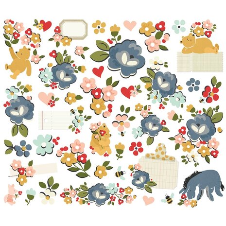 Simple Stories Say Cheese Classic Pooh Floral Bits (23923) Simple Stories Say Cheese Classic Pooh Floral Bits (23923)