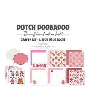 Dutch Doobadoo Crafty Kit 8x8 Inch Liefde in de Lucht (473.005.072) Dutch Doobadoo Crafty Kit 8x8 Inch Liefde in de Lucht (473.005.072)