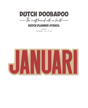 Dutch Doobadoo Dutch Planner Stencil Januari (470.784.356) Dutch Doobadoo Dutch Planner Stencil Januari (470.784.356)