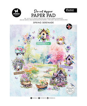Studio Light Essentials Spring Serenade A4 Die-Cut Paper Pad (SL-ES-DCPP271) Studio Light Essentials Spring Serenade A4 Die-Cut Paper Pad (SL-ES-DCPP271)