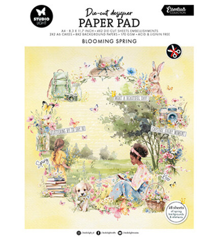 Studio Light Essentials Blooming Spring A4 Die-Cut Paper Pad (SL-ES-DCPP272) Studio Light Essentials Blooming Spring A4 Die-Cut Paper Pad (SL-ES-DCPP272)