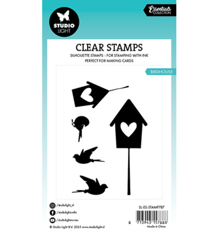 Studio Light Essentials Clear Stamps Birdhouse (SL-ES-STAMP787) Studio Light Essentials Clear Stamps Birdhouse (SL-ES-STAMP787)