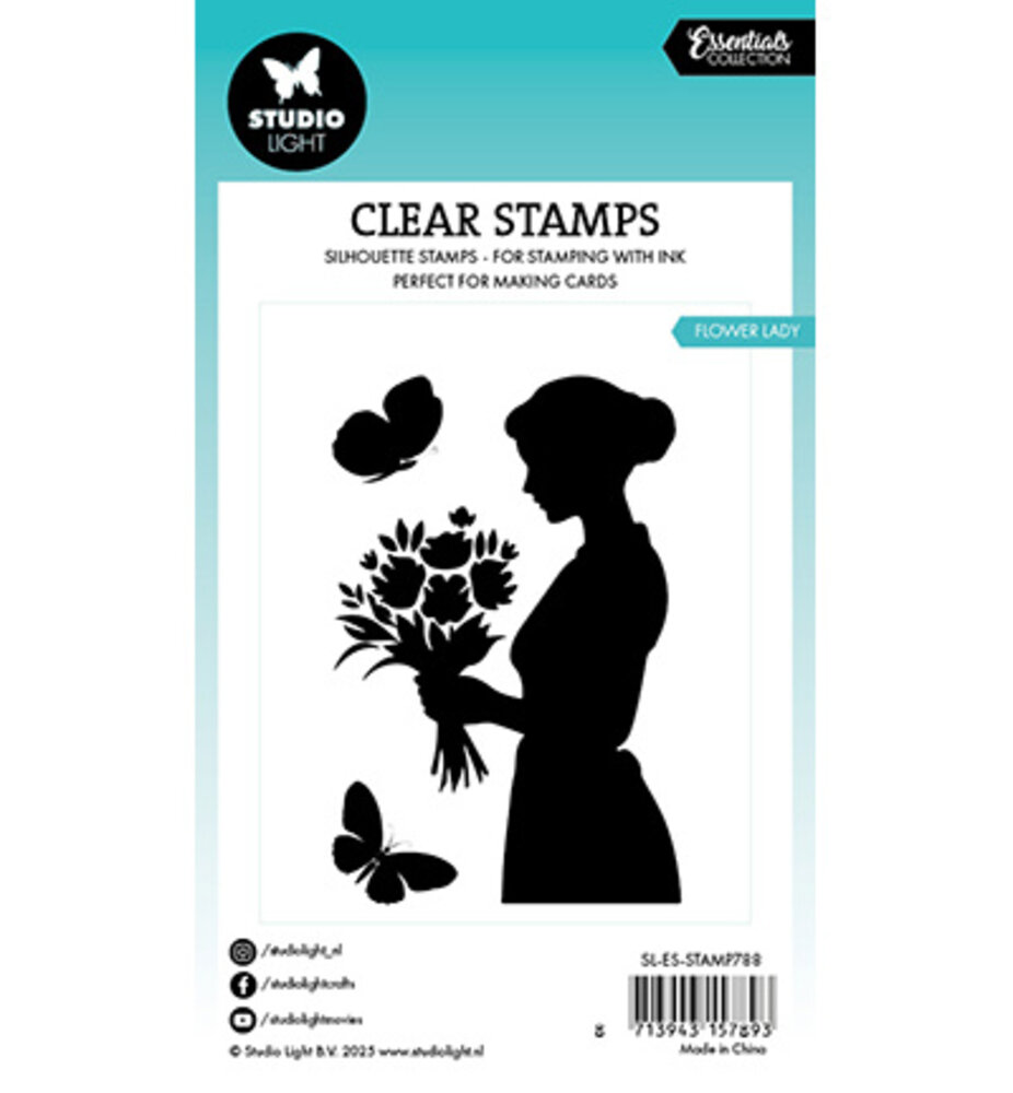 Studio Light Essentials Clear Stamps Flower Lady (SL-ES-STAMP788) Studio Light Essentials Clear Stamps Flower Lady (SL-ES-STAMP788)