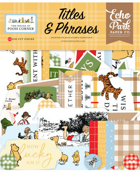 Echo Park The House At Pooh Corner Ephemera Titles & Phrases (HPC420032) Echo Park The House At Pooh Corner Ephemera Titles & Phrases (HPC420032)