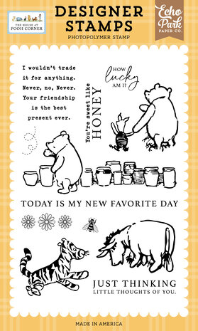 Echo Park The House At Pooh Corner Clear Stamp How Lucky Am I (HPC420043) Echo Park The House At Pooh Corner Clear Stamp How Lucky Am I (HPC420043)