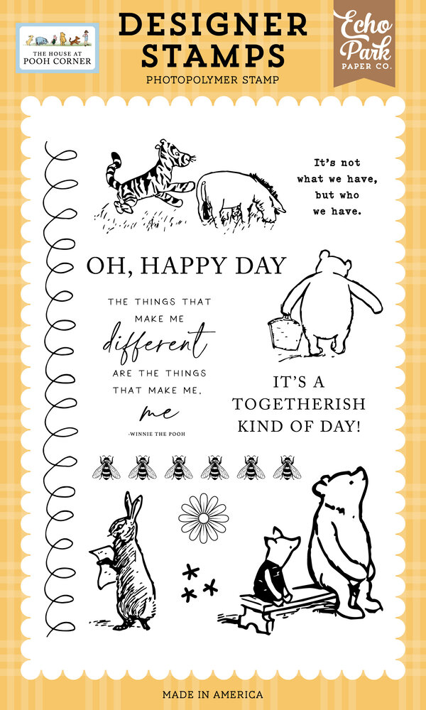Echo Park The House At Pooh Corner Clear Stamp Who We Have (HPC420045) Echo Park The House At Pooh Corner Clear Stamp Who We Have (HPC420045)