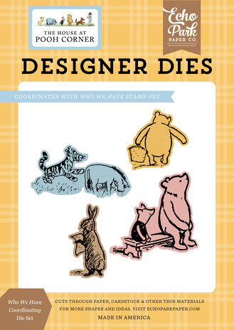 Echo Park The House At Pooh Corner Die Set Who We Have (HPC420042) Echo Park The House At Pooh Corner Die Set Who We Have (HPC420042)