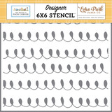 Echo Park The House At Pooh Corner Stencil Curious Curly Swirls (HPC420033)*