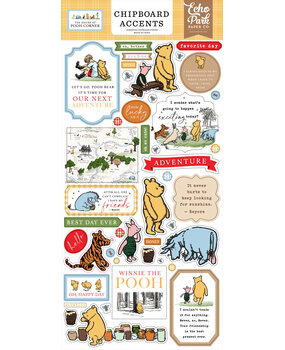 Echo Park The House At Pooh Corner 6x13 Inch Chipboard Accents (HPC420021) Echo Park The House At Pooh Corner 6x13 Inch Chipboard Accents (HPC420021)