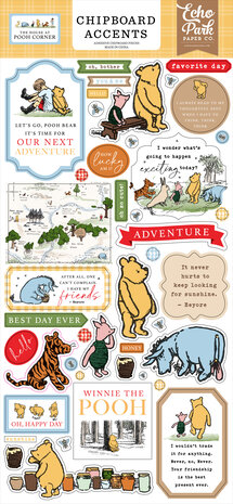 Echo Park The House At Pooh Corner 6x13 Inch Chipboard Accents (HPC420021) Echo Park The House At Pooh Corner 6x13 Inch Chipboard Accents (HPC420021)