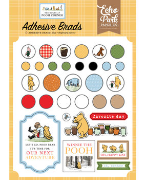 Echo Park The House At Pooh Corner Adhesive Brads (HPC420020) Echo Park The House At Pooh Corner Adhesive Brads (HPC420020)