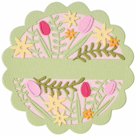 Sizzix Catherine Pooler Thinlits Die Set Tulips & Blooms Circle (666799) Sizzix Catherine Pooler Thinlits Die Set Tulips & Blooms Circle (666799)