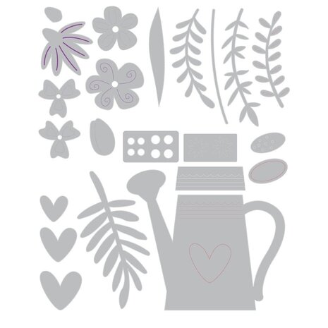 Sizzix Catherine Pooler Thinlits Die Set Sprinkled with Love (666800) Sizzix Catherine Pooler Thinlits Die Set Sprinkled with Love (666800)