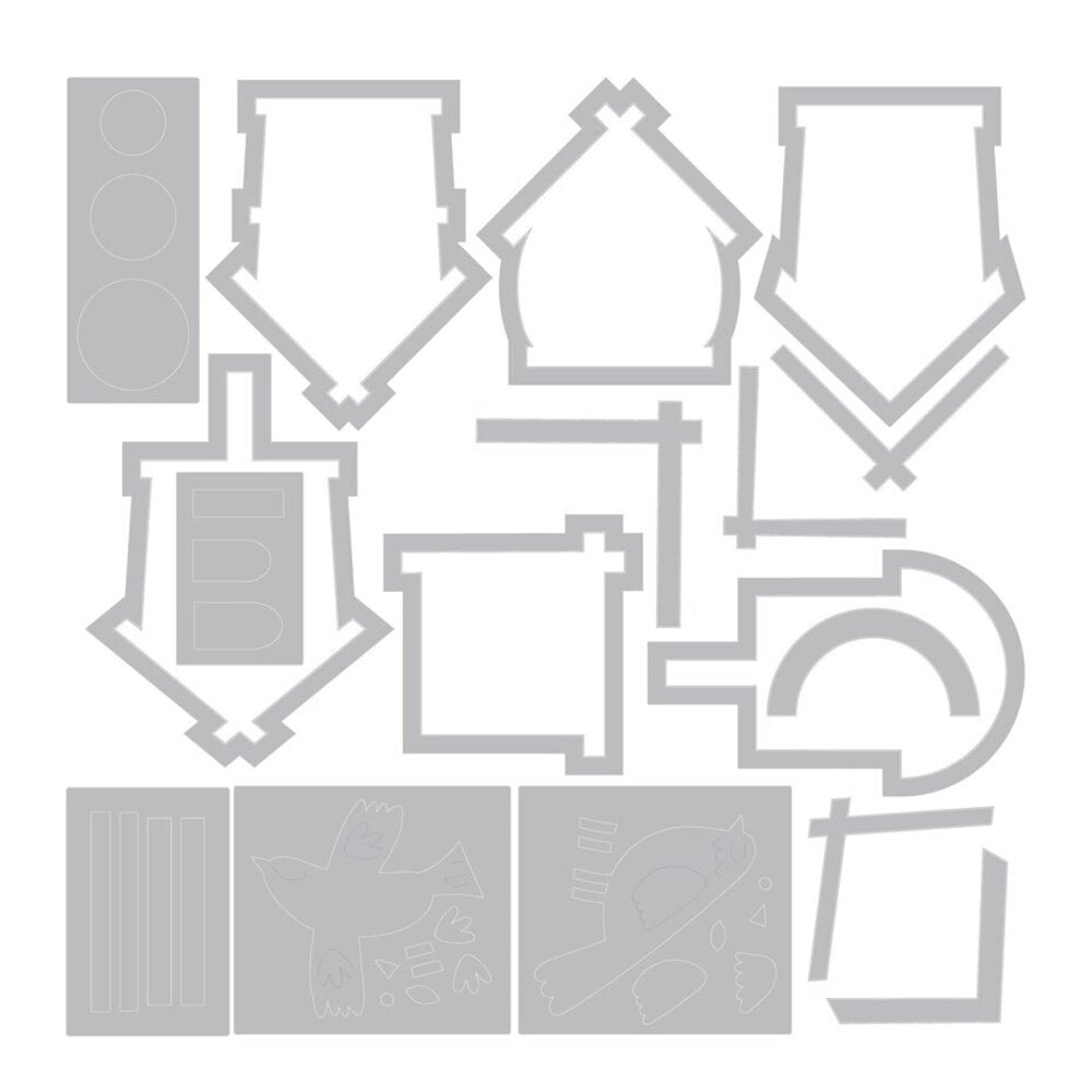 Sizzix Catherine Pooler Thinlits Die Set Good Place to Land #2 (666850) Sizzix Catherine Pooler Thinlits Die Set Good Place to Land #2 (666850)