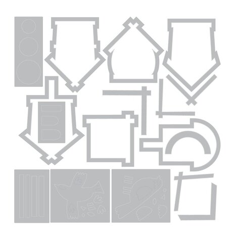 Sizzix Catherine Pooler Thinlits Die Set Good Place to Land #2 (666850) Sizzix Catherine Pooler Thinlits Die Set Good Place to Land #2 (666850)