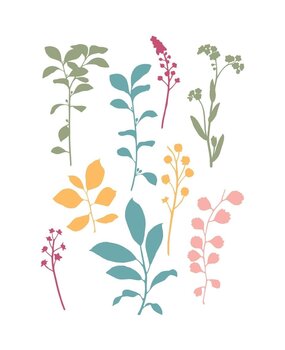 Sizzix 49 and Market Clear Stamps Fine Stems 01 (666809) Sizzix 49 and Market Clear Stamps Fine Stems 01 (666809)