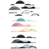 Sizzix 49 and Market Clear Stamps with Framelits Doily Edgers (666806)